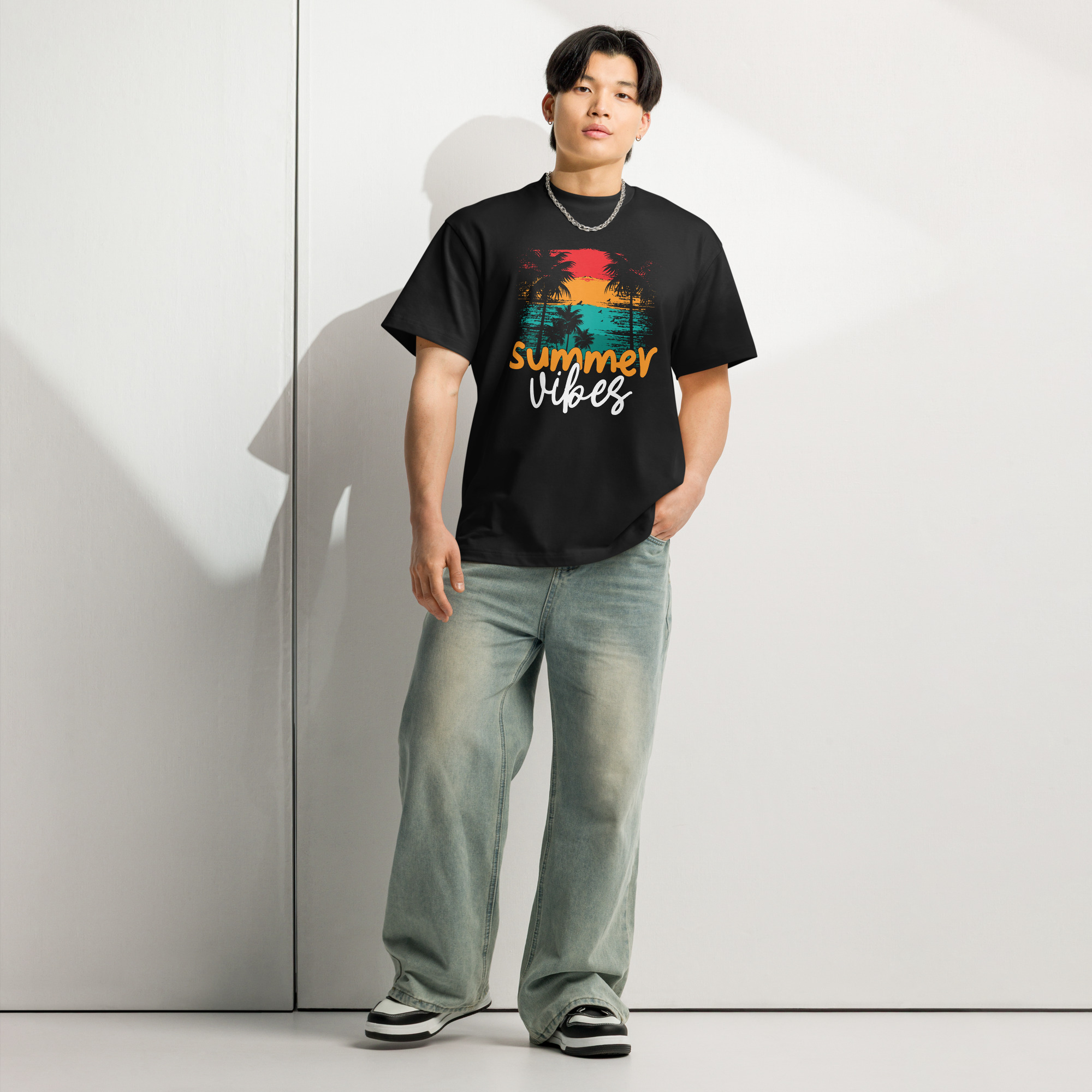 Men Box T-Shirt (Cotton Heritage) - Image 2
